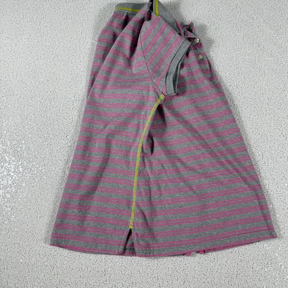 U.S. Polo Assn. Kids XL Striped Polo Shirt Gray Pink Short Sleeve - Picture 6 of 10